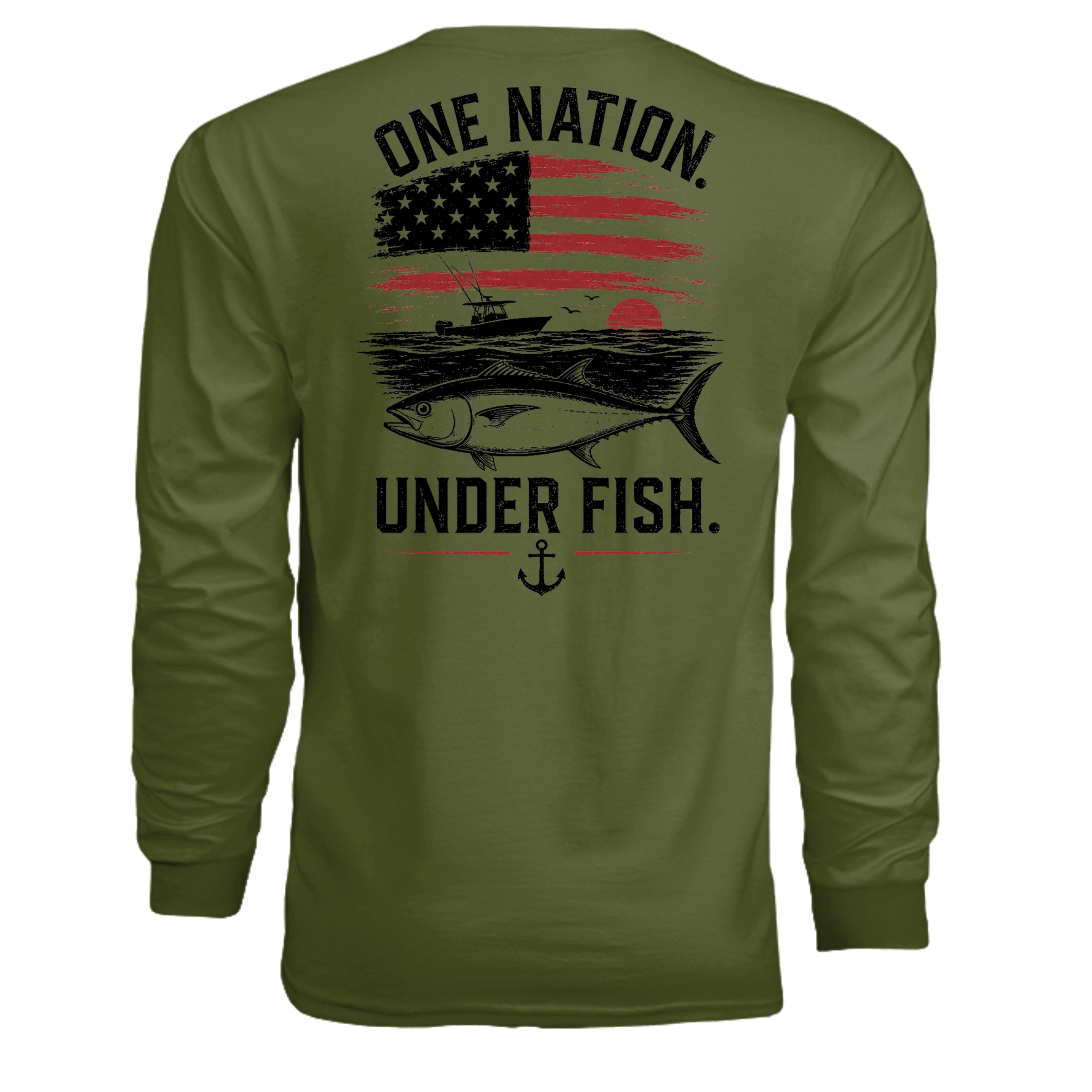 MILITARY GREEN - N3165 - BACK