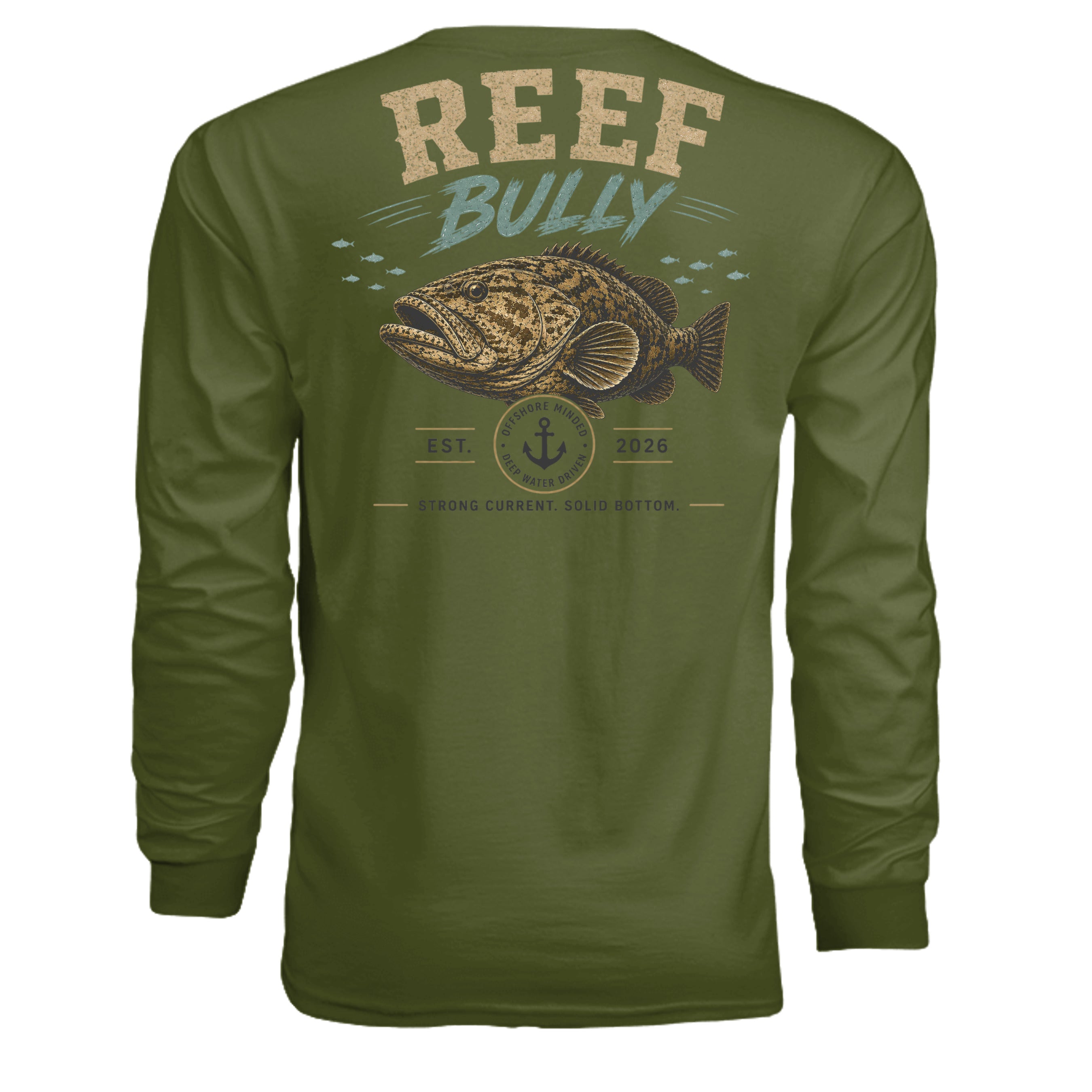 MILITARY GREEN - N3165 - BACK