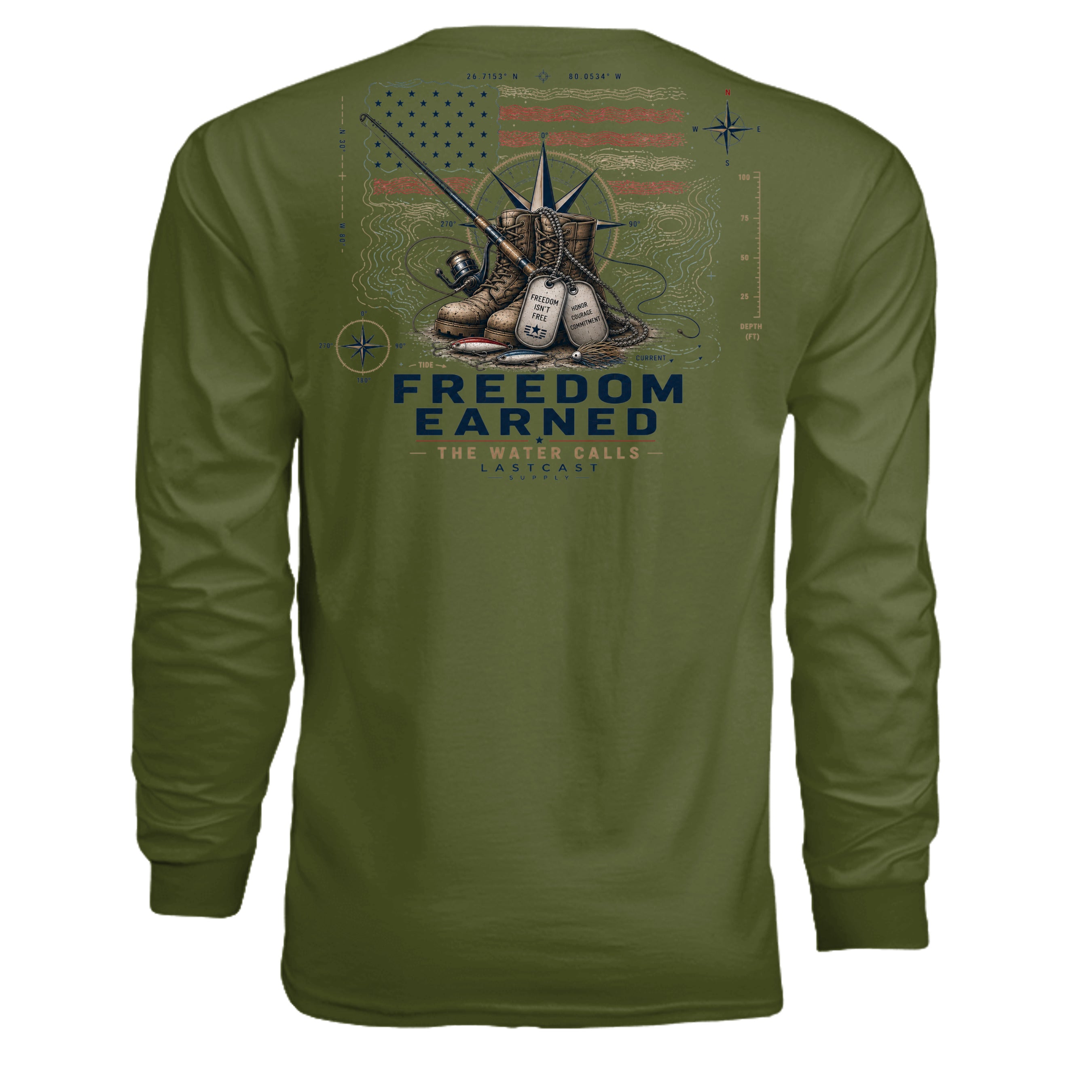 MILITARY GREEN - N3165 - BACK