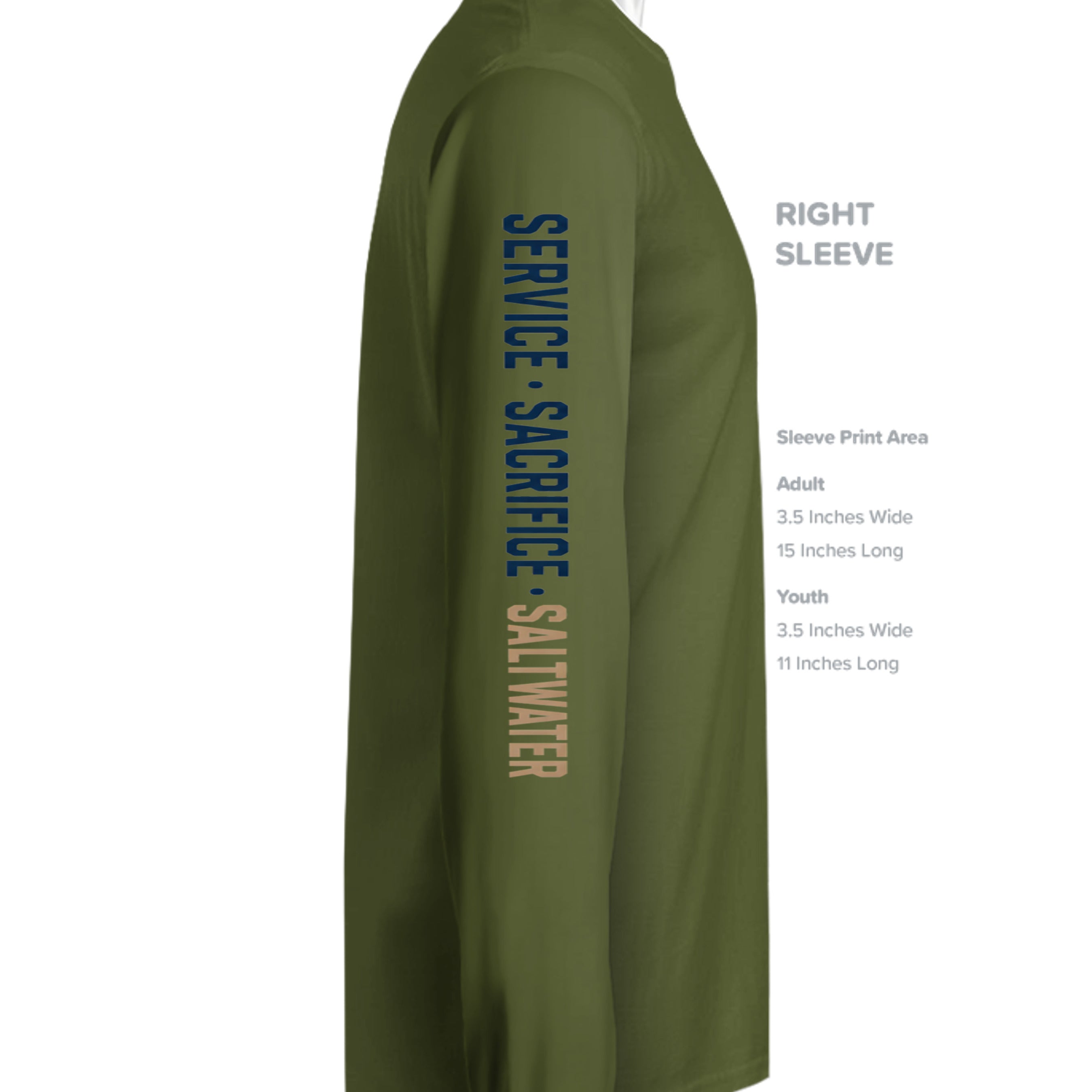 MILITARY GREEN - N3165 - SLEEVE_RIGHT